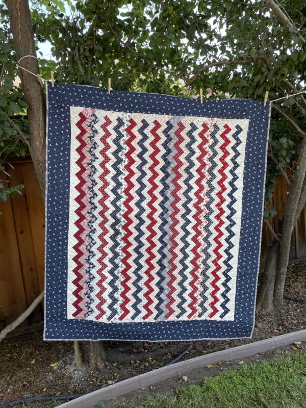 American Zig-Zag quilt